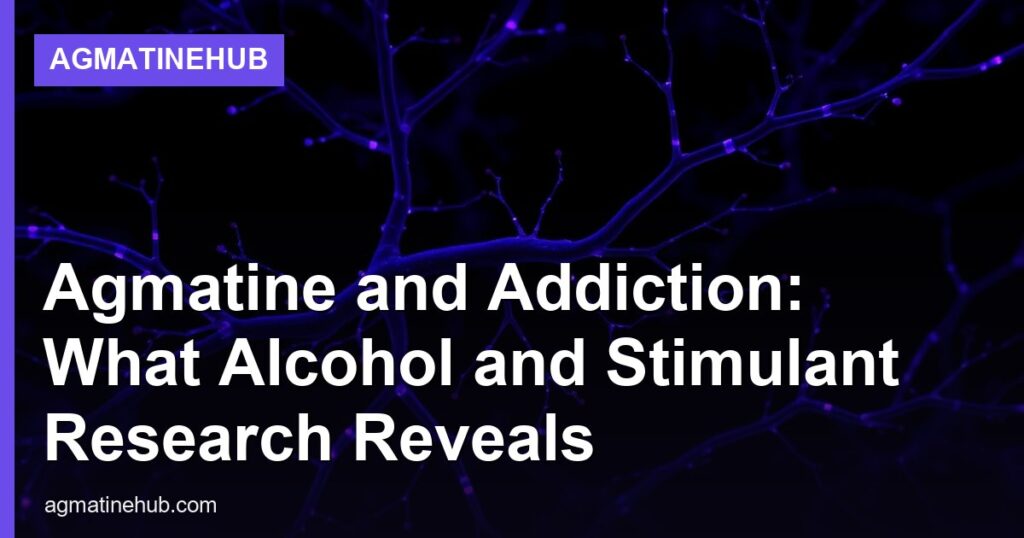 Agmatine and Addiction: What Alcohol and Stimulant Research Reveals - AgmatineHub