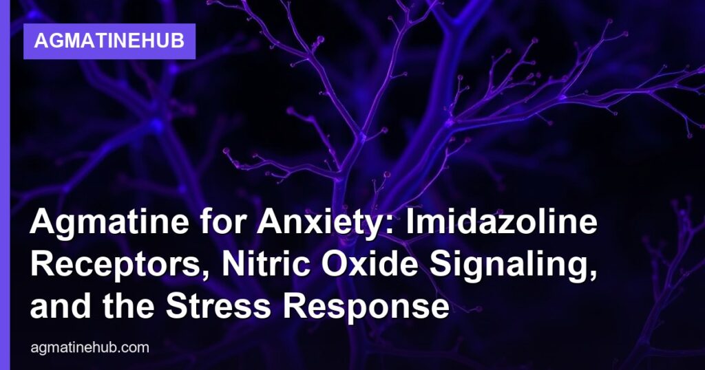 Agmatine for Anxiety: Imidazoline Receptors, Nitric Oxide Signaling, and the Stress Response - AgmatineHub
