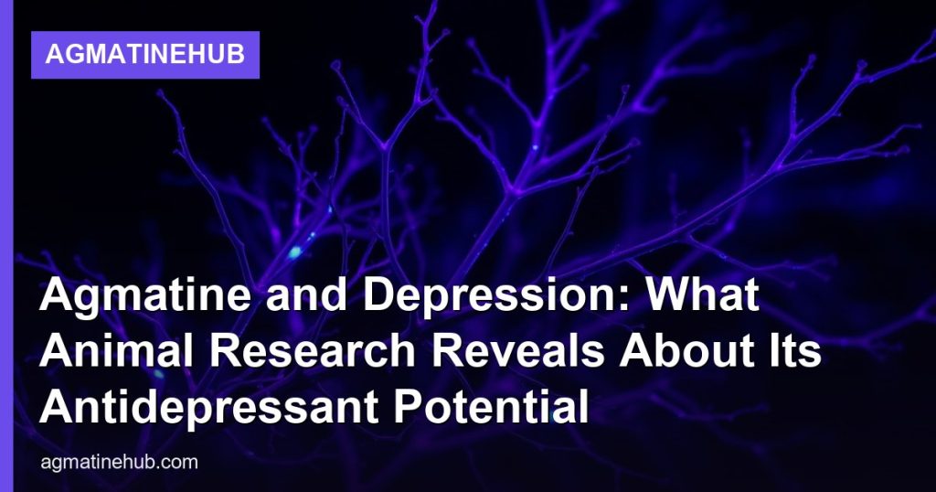 Agmatine and Depression: What Animal Research Reveals About Its Antidepressant Potential - AgmatineHub