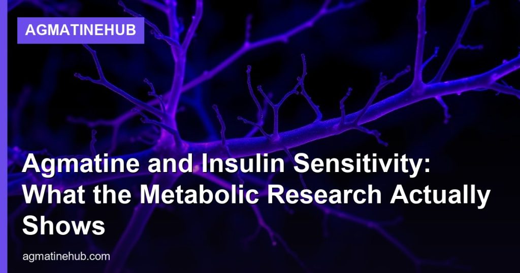 Agmatine and Insulin Sensitivity: What the Metabolic Research Actually Shows - AgmatineHub