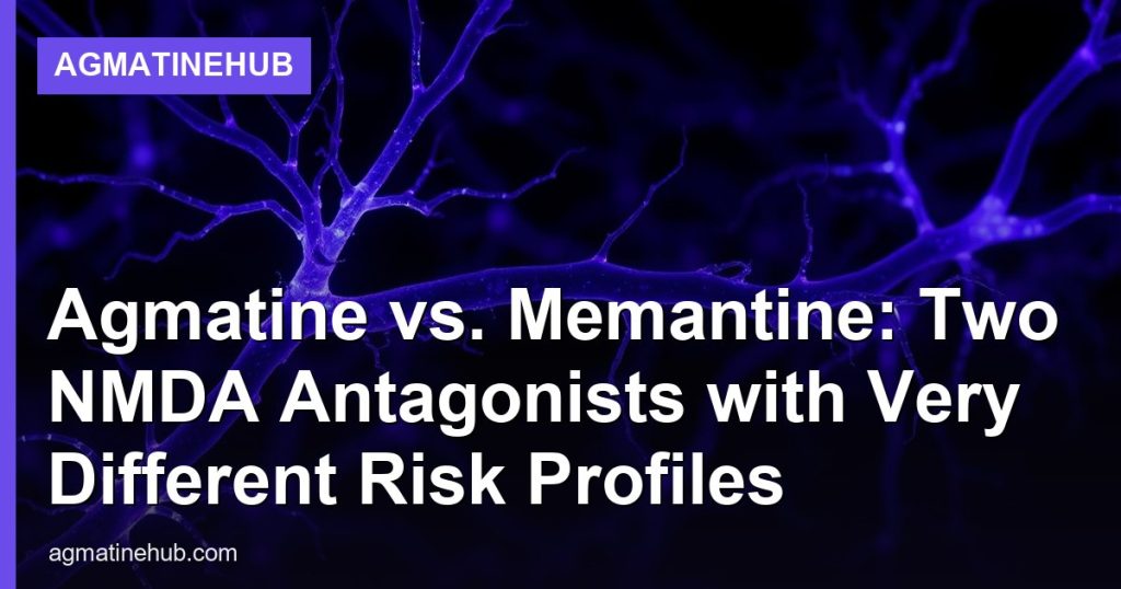 Agmatine vs. Memantine: Two NMDA Antagonists with Very Different Risk Profiles - AgmatineHub