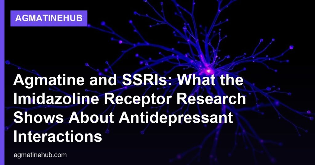 Agmatine and SSRIs: What the Imidazoline Receptor Research Shows About Antidepressant Interactions - AgmatineHub